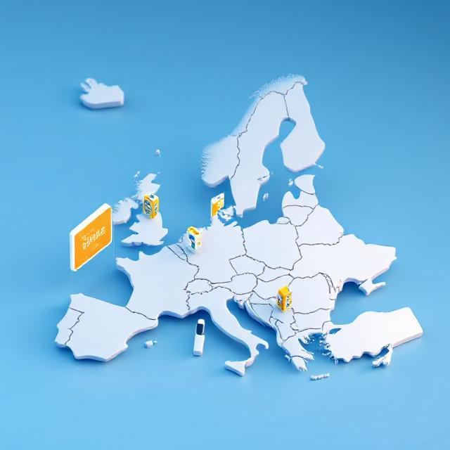 Map of European Union highlighting cross-border eCommerce and VAT obligations for online retailers