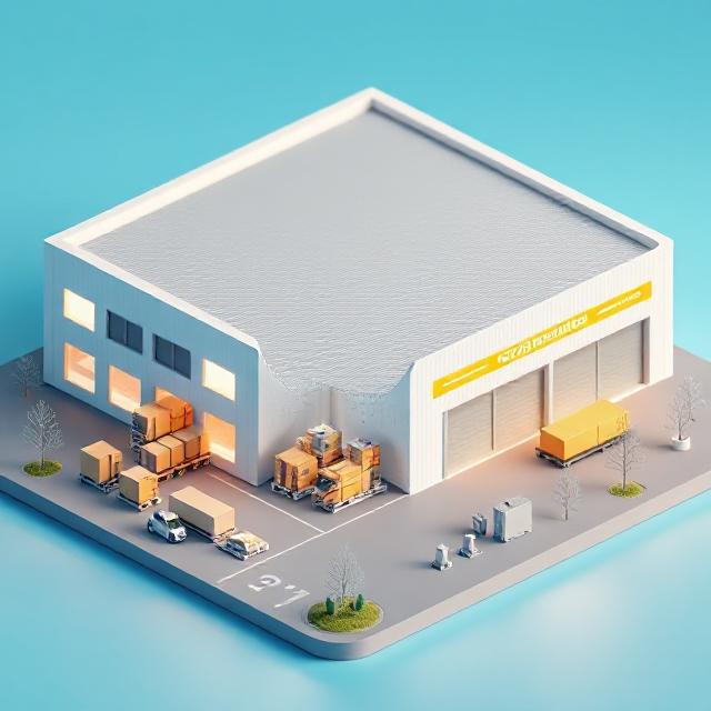 Warehouse in Poland representing Flex Fulfillment’s central EU logistics hub
