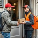 Happy customer receiving fast and accurate e-commerce delivery powered by FLEX Fulfillment