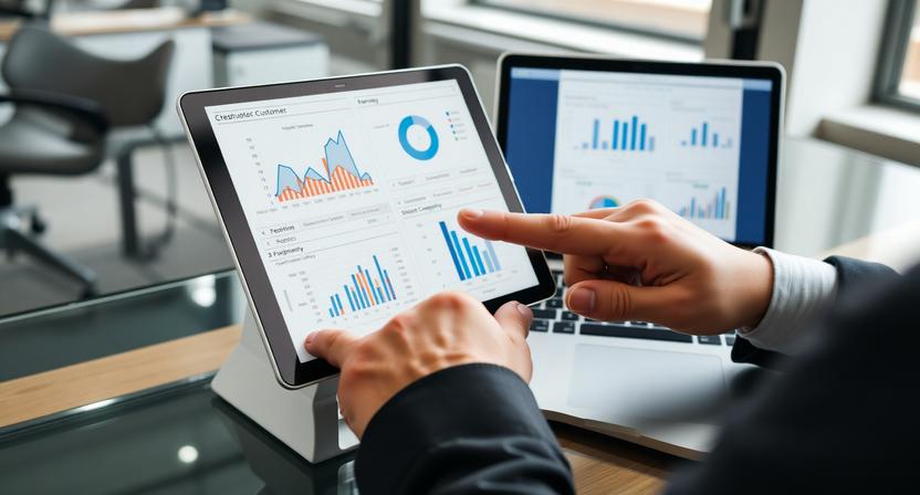 Analyst examining customer profitability drivers including order frequency, returns, and fulfillment complexity
