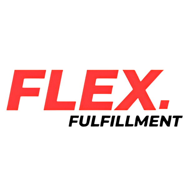 FLEX. Fulfillment logo on a transparent background.