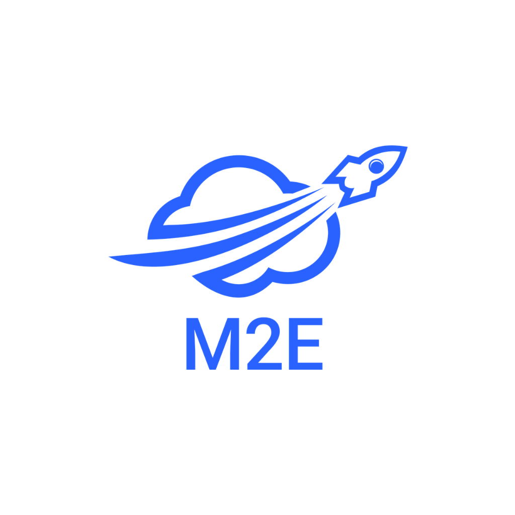 M2E logo. All-in-one platform to list, sync, manage, and grow sales across marketplaces.